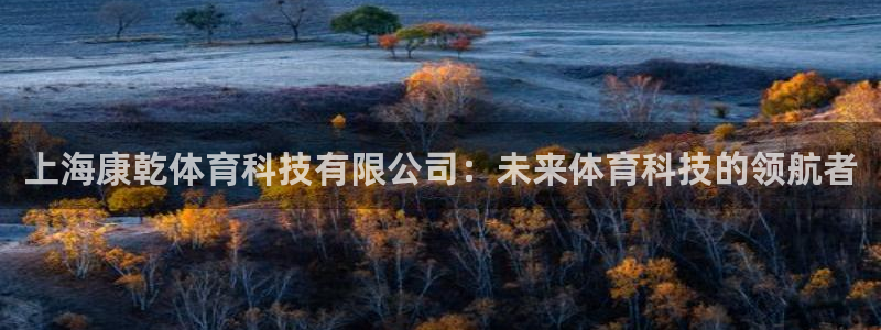 上海康乾体育科技有限公司：未来体育科技的领航者