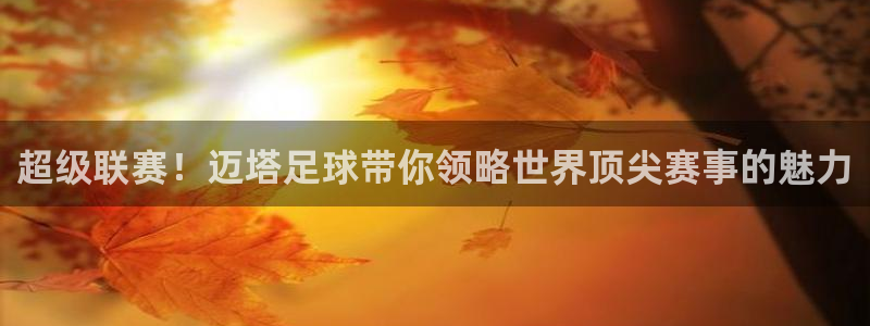 超级联赛！迈塔足球带你领略世界顶尖赛事的魅力