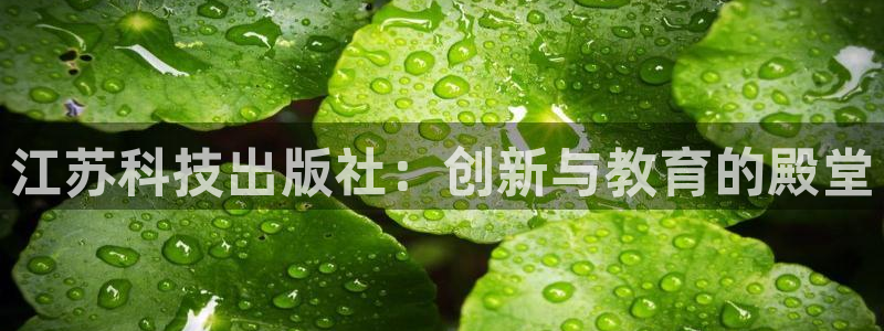 江苏科技出版社：创新与教育的殿堂