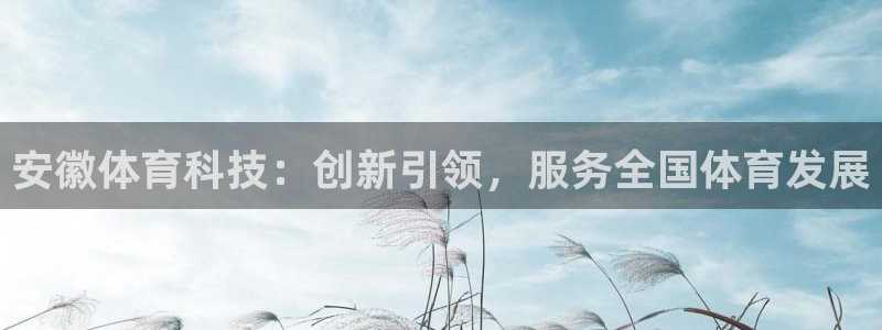 安徽体育科技：创新引领，服务全国体育发展
