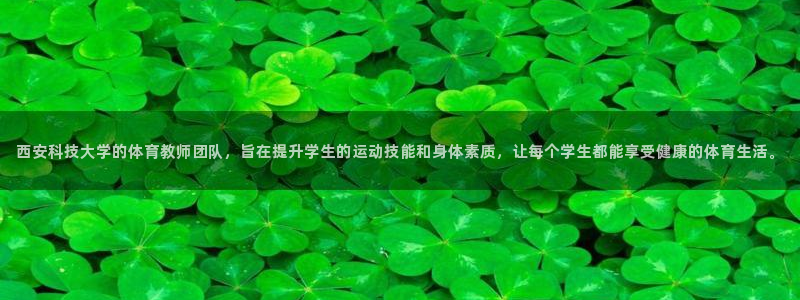 西安科技大学的体育教师团队，旨在提升学生的运动技能和身体素质，让每个学生都能享受健康的体育生活。